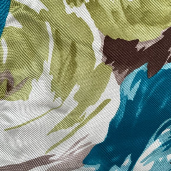 NWT Talbots Cardigan Sweater Silk Top Floral Long Sleeve Medium Petite - Picture 8 of 8